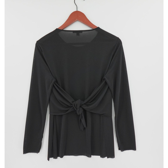 COS Top Womens 10 Black Tiered Tunic Minimalist Corporate Goth Career - Picture 7 of 16